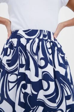 Navy & White Swirl Print Willard Maxi Skirt -Loeffler Randall Store Meqd4ut12BeYaBiNwg6j14Urx5MPIxFZ 1
