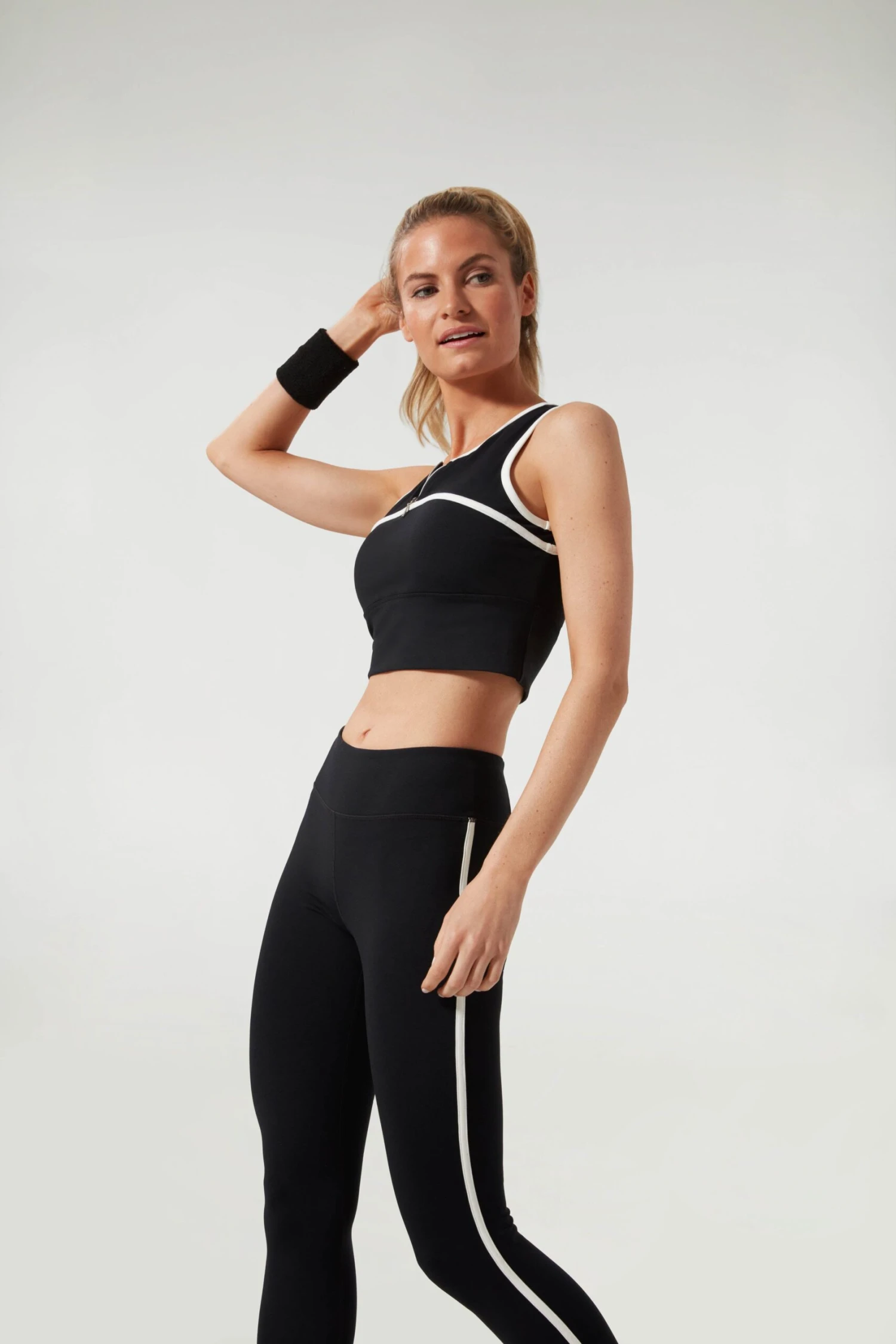 Black Piped Jean Bra Top 4 Black Piped Jean Bra Top - Image 4