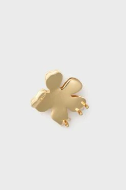 Gold Lily Claw Clip