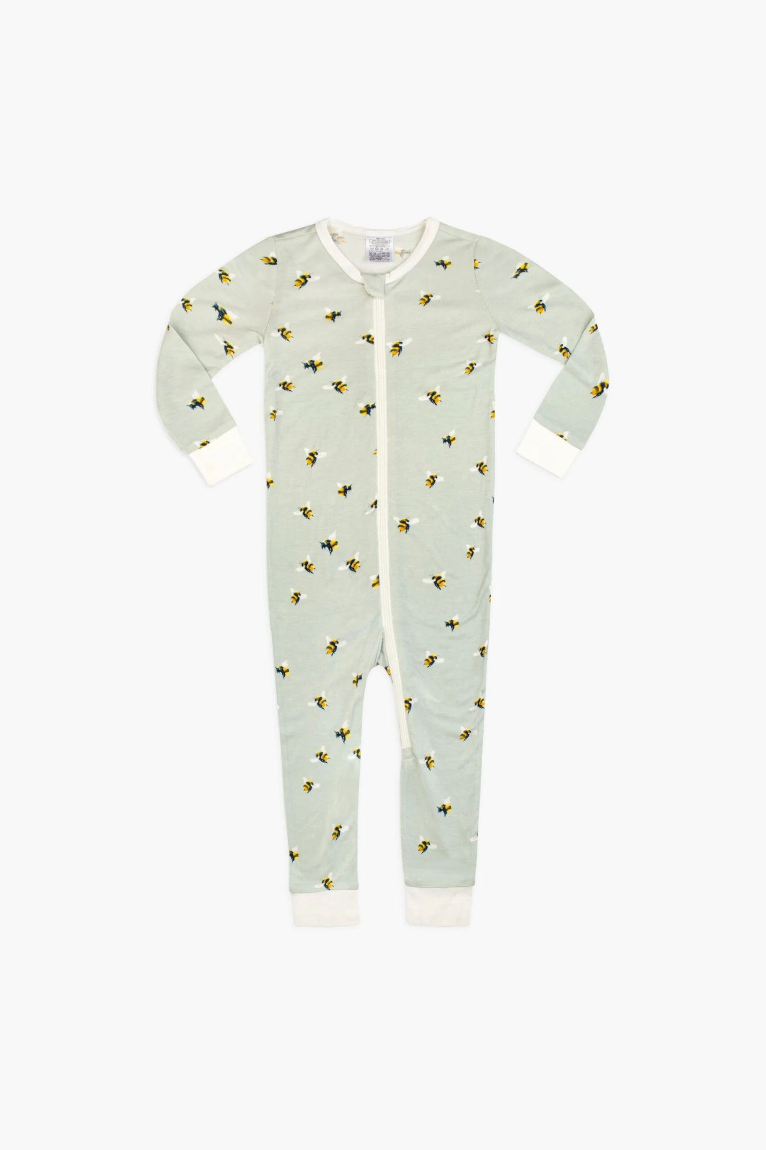 Bumblebee Bamboo Zipper Pajama 1 Bumblebee Bamboo Zipper Pajama