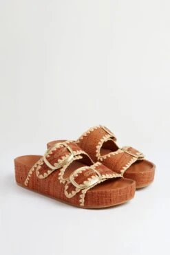 Loeffler Randall Brown Straw Theo Two Band Sandals -Loeffler Randall Store NPsLoA7l9alGSYLd7bn1HmNlokZYWE4G 1