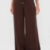 Chocolate Brown Wide Leg Comfort Stretch Finn Pants -Loeffler Randall Store NdZvEUId8i7TillaaB0fhhAW58fDHSGy 1