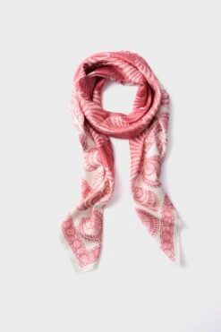 Rose Scallop Shell Large Scarf
