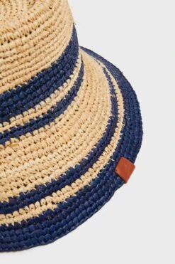 Staud Natural And Navy Raffia Bucket Hat -Loeffler Randall Store NwvalGehaUzwqD8hggOCWHHUwFSLEUXk 1