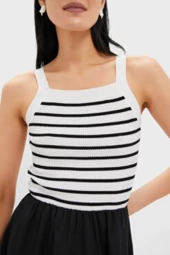 Black Striped Midi Dress -Loeffler Randall Store OCBnYVhSmA4Bz3ql8j4gvQIJPASziGHa 1
