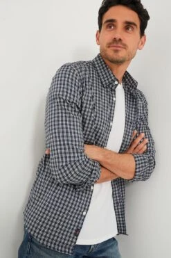 Navy White Check Movement Shirt 11 Navy White Check Movement Shirt -Loeffler Randall Store OHSa9iwFedpH7SOin8Tpev3haZDDcOS5 1