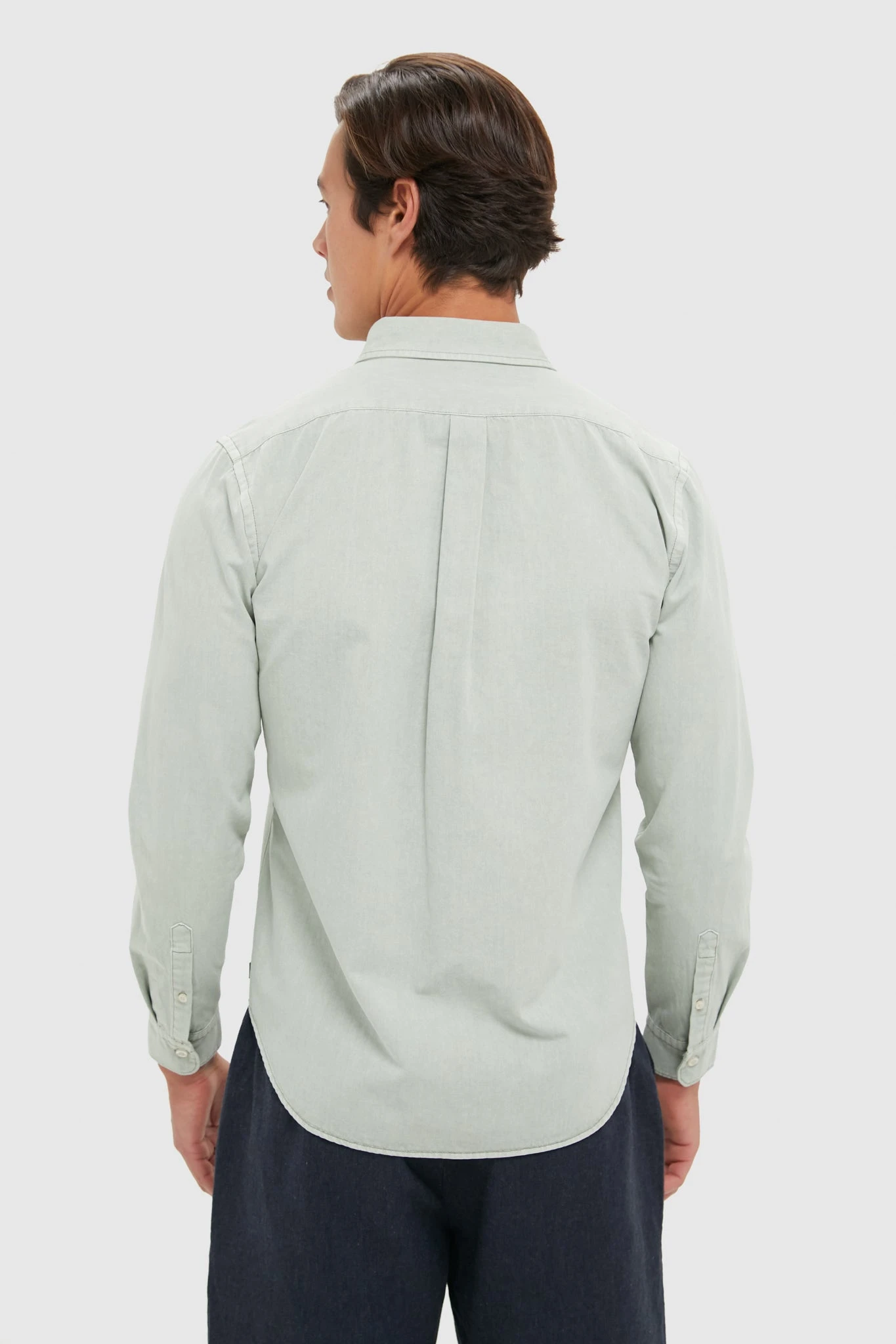 Moss Washed Denim Shirt 4 Moss Washed Denim Shirt - Image 4