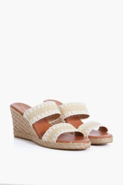 Beige And White Nolita Raffia Wedges -Loeffler Randall Store ONvGvN5Q7IVG2ZsadrPqBDns56KGrkjO 1