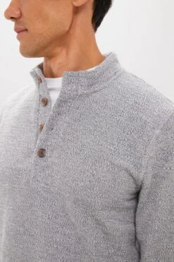 Marine Layer Gray Clayton Textured Pullover -Loeffler Randall Store OXEVBuQCwfWW48v7YH5QudgmzpD7z9QS 1