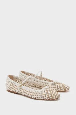 Veronica Beard Coconut And Sand Ellie Woven Flats -Loeffler Randall Store Oc2YcGRPI9jfa6fjymNLeNxz3lc0aJOm 1