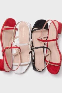 Black Embossed Leather Evelyn Sandals -Loeffler Randall Store OjPkBUgKIqvsI1xb3ngW2isCo6ksAbZH 1