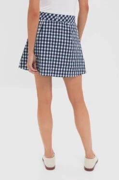 Navy Gingham 16 Inch Performance Seersucker Park Golf Skirt 9 Navy Gingham 16 Inch Performance Seersucker Park Golf Skirt -Loeffler Randall Store OtoQXBbA3ca9IzXgcWsrJl5zZW49Nzyy 1