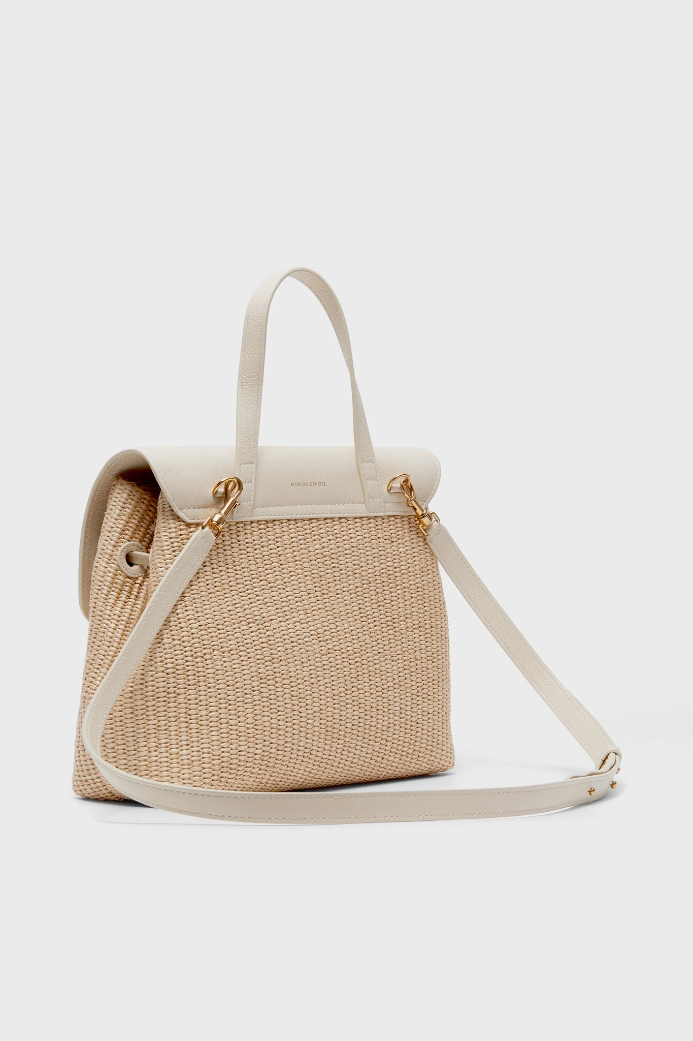 Mansur Gavriel Natural Raffia Soft Lady Bag 4 Mansur Gavriel Natural Raffia Soft Lady Bag - Image 4