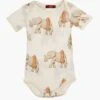 Tutu Elephant Bamboo Short Sleeve One Piece