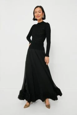 Black Rue Fine Knit Gauge High Neck Sweater -Loeffler Randall Store P8Cs45V91h4hfDsnI1P36GDMFaPKCm6G 1