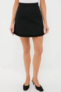Black Giuliana Mini Skirt