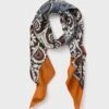 Orange Filigree Medium Silk Scarf -Loeffler Randall Store PUUQ4laLN50YJ9YyIijy5EutooU2gS6O 1