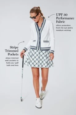 White Charley Golf Cardigan -Loeffler Randall Store Pb7SrQVXcbDGhfcuzQ7tTjDg1dF7LFOB 1