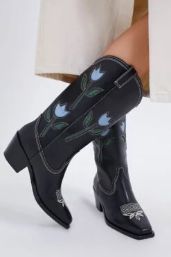 Loeffler Randall Black With Tulips Wilder Boots -Loeffler Randall Store PwWVJdkn9cbD2fyzkOnnGZR1XO023hJc 1
