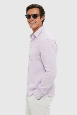 Wisteria Laguna Linen Shirt -Loeffler Randall Store Q8sHIG63GLX5FSblYZo6ALmophTgED9t 1