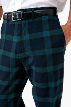 Blackwatch Tartan Stretch Twill Harbor Pants (32" Inseam) -Loeffler Randall Store QCsstkRmAGTadFtdkzUWuRGr7TIllQbS 1