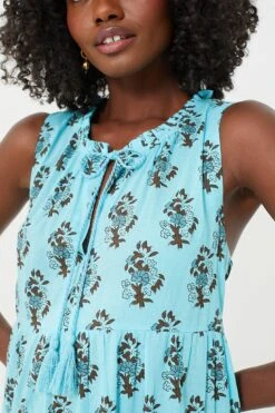 Tropical Turquoise Bouquet Salty Paloma Caftan -Loeffler Randall Store QGU3KmwBXgMOAjGttRPUczmAawz5fgea 1