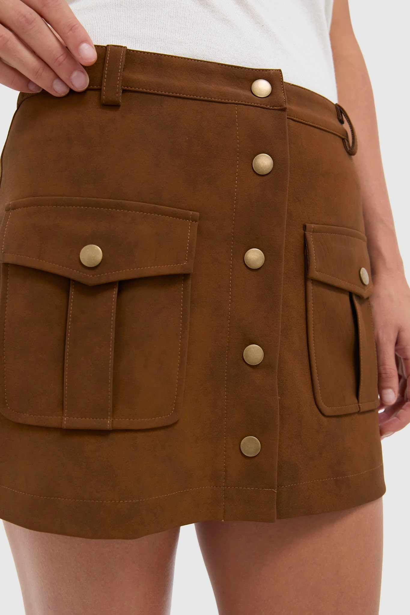 Brown Eloise Mini Skirt 5 Brown Eloise Mini Skirt - Image 5