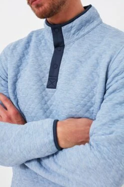 Marine Layer Light Blue Charcoal Heather Corbet Reversible Pullover -Loeffler Randall Store QiAHYrKt8U2b5xvDfySrwJ9kx7eNPEaA 1