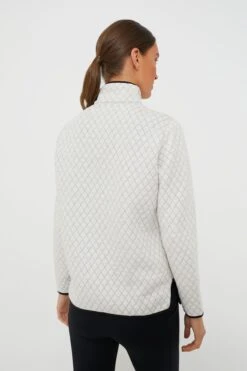Marine Layer White And Black Corbet Reversible Pullover -Loeffler Randall Store QzEJC0oFv44OsIekTlOU982f373hZgKi 1