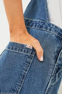 Paris Medium Wash Straight Leg Denim Overalls -Loeffler Randall Store RTx47RYrtysJhChOIDb6UwHapkshPYrv 1