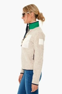 Natural Heather Sherpa Fleece Jacket 9 Natural Heather Sherpa Fleece Jacket -Loeffler Randall Store RWCOLf9m0I05wbZhOA6DxpYjCVpaa1Bi 1