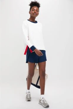 Navy Scallop Performance Jersey Marisa Short -Loeffler Randall Store RZX4P26x0dDWSjeuE4zOpBUxtXSwTVK7 1