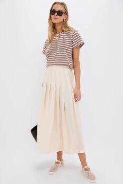 Mocha Stripe Parker Classic Tee -Loeffler Randall Store S2uXQBZwHtIzSbFIfHzIzN31DB9VxmVO 1