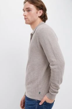 Oatmeal Merino Waffle Polo -Loeffler Randall Store SXbx0KsBmZ1GjJr47KoYkGmS5jbnPhjZ 1