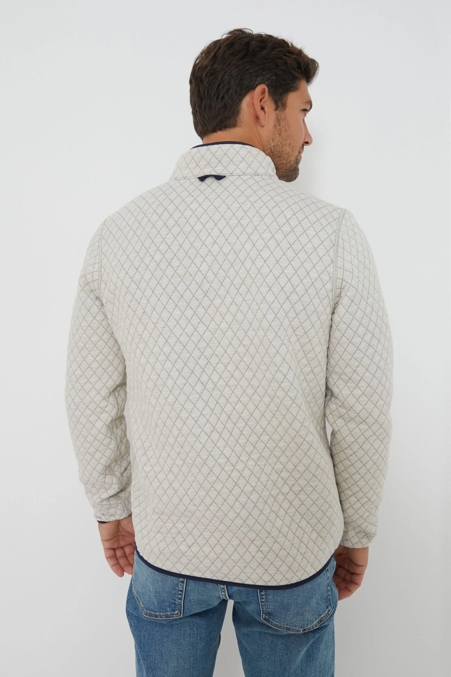 Marine Layer Green Oat Heather Corbet Reversible Pullover 7 Marine Layer Green Oat Heather Corbet Reversible Pullover - Image 7