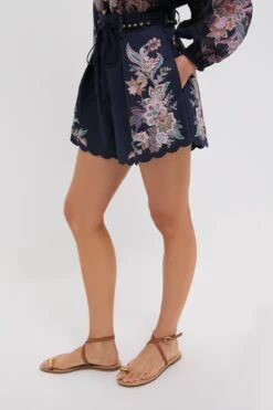Zimmermann Navy Multi Paisley Rhiannon Tuck Short -Loeffler Randall Store T4pxbXmx6dnzR4EbvFaiHY4CFfu1jCAk 1