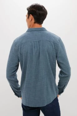 Marine Layer Navy Green Gingham Stretch Selvage Shirt 9 Marine Layer Navy Green Gingham Stretch Selvage Shirt -Loeffler Randall Store T6mEHEqoOBKk0jCa3Z97SSGawbnjMDSQ 1