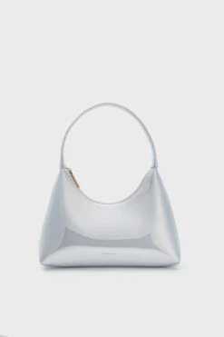 Mansur Gavriel Silver Mini Candy Bag
