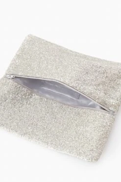 Silver Beaded Clutch -Loeffler Randall Store TiNTCHFAa7uuYO66y0RIRNlWkl132uZd 1