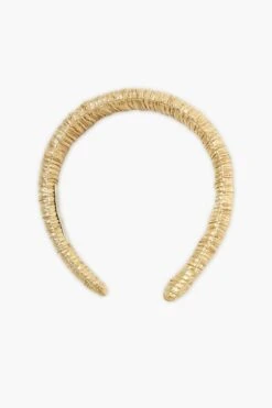 Loeffler Randall Gold Marina Puffy Headband