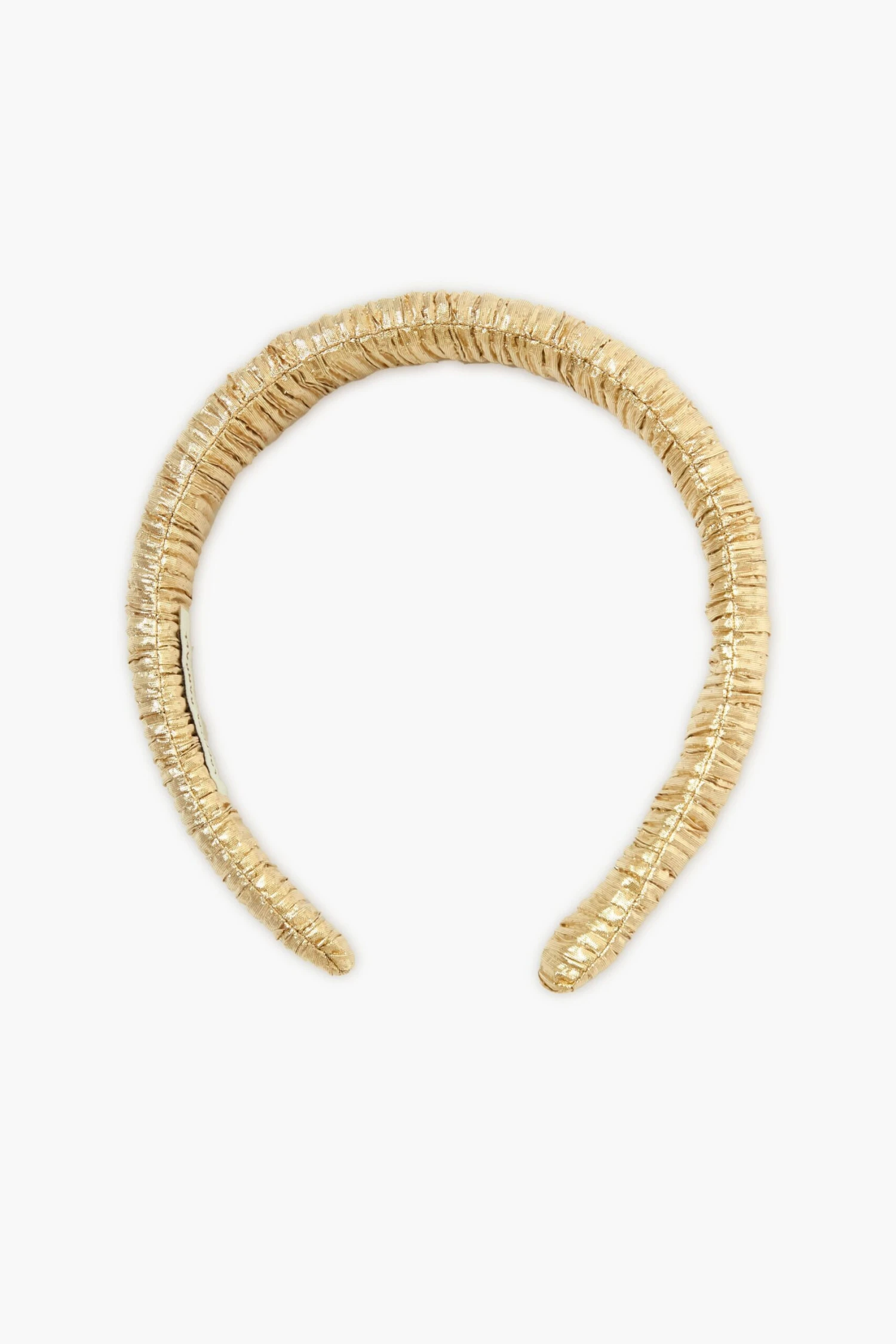 Loeffler Randall Gold Marina Puffy Headband 1 Loeffler Randall Gold Marina Puffy Headband