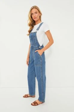 Paris Medium Wash Straight Leg Denim Overalls -Loeffler Randall Store TpJ4zEa3AOc2eUIYJEZaKiMwTEbx4w3k 1
