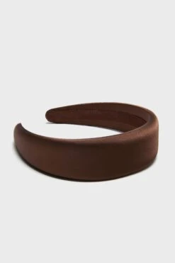 Chocolate Brown Padded Headband