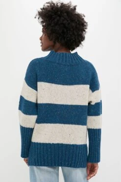 Ink Marl Arna Striped Funnel Neck Sweater -Loeffler Randall Store UAibO9EcNInapXuc9ozJJp2Yk6NRQvAt 1