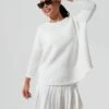 White Fleur Ally Swing Sweatshirt -Loeffler Randall Store UIDKU4Gphg9GU8Fm56ICn8EphUAiUp4L 1