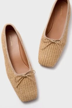 Mansur Gavriel Natural Square Toe Ballerina -Loeffler Randall Store UYwv6o5QTwZAxYSxSuU6WXybdItb3bsf 1