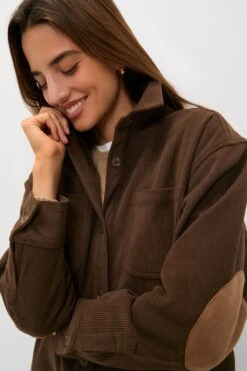 Brown Corduroy Fleece Lined Banks Shirt Jacket 10 Brown Corduroy Fleece Lined Banks Shirt Jacket -Loeffler Randall Store UZaYd55oc4JOv0actIaRW3gD7KEwqkjL 1