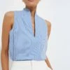 Blue Stripe Sleeveless Celeste Top -Loeffler Randall Store UckXMhAj0zihy3GZI49mLP8LjH9JIp9E 1