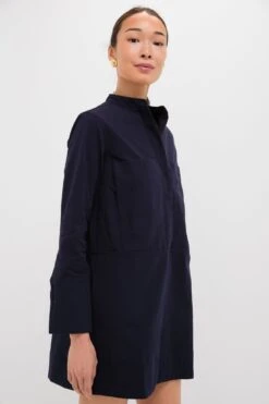 Navy Twill Denim Rohan Shirt Dress -Loeffler Randall Store UiHcx3aVTKSCk9uvvosWzLMtpl5ChioT 1