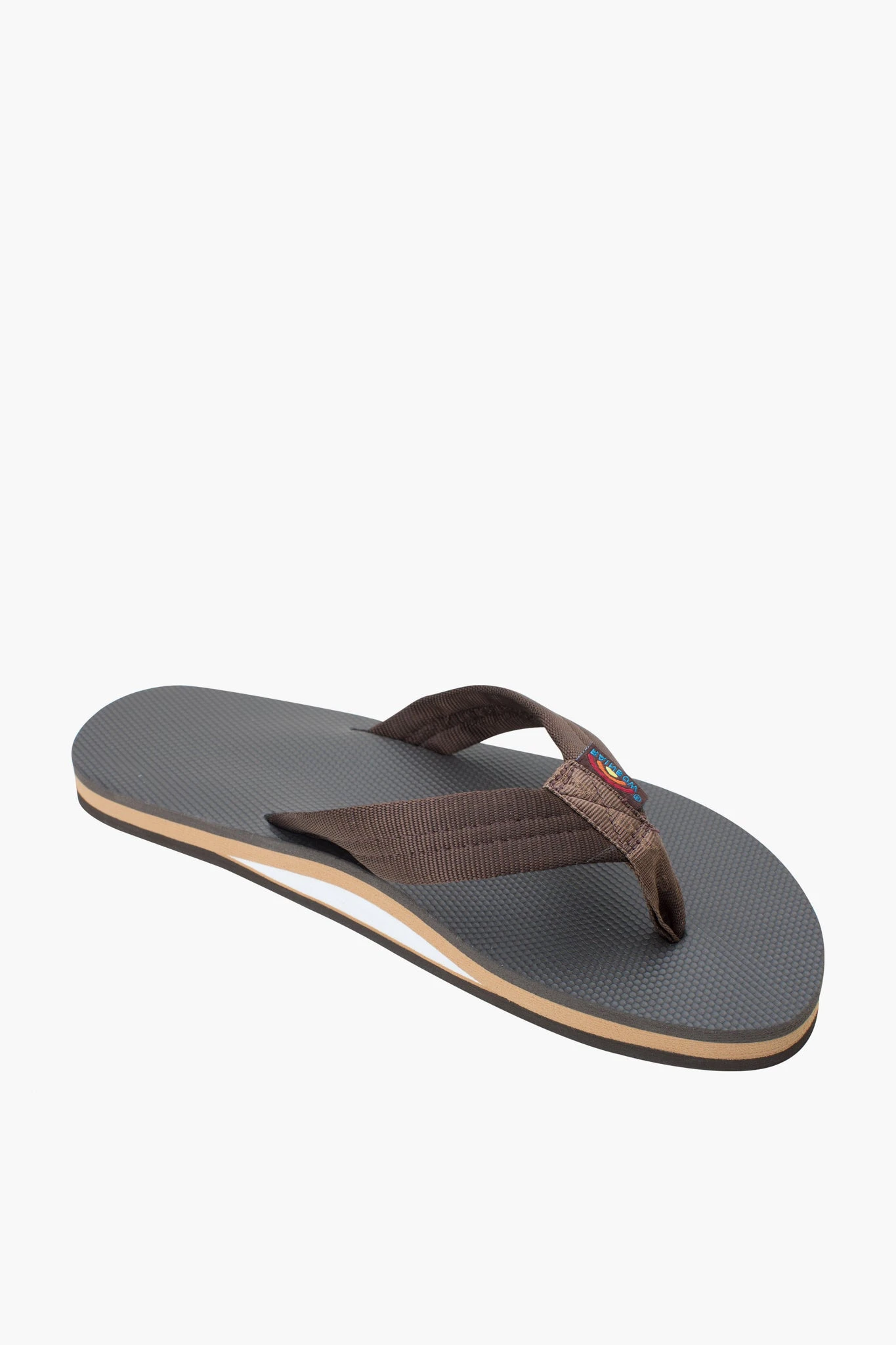 Brown Classic Rubber Single Layer Arch Support Sandal 1 Brown Classic Rubber Single Layer Arch Support Sandal